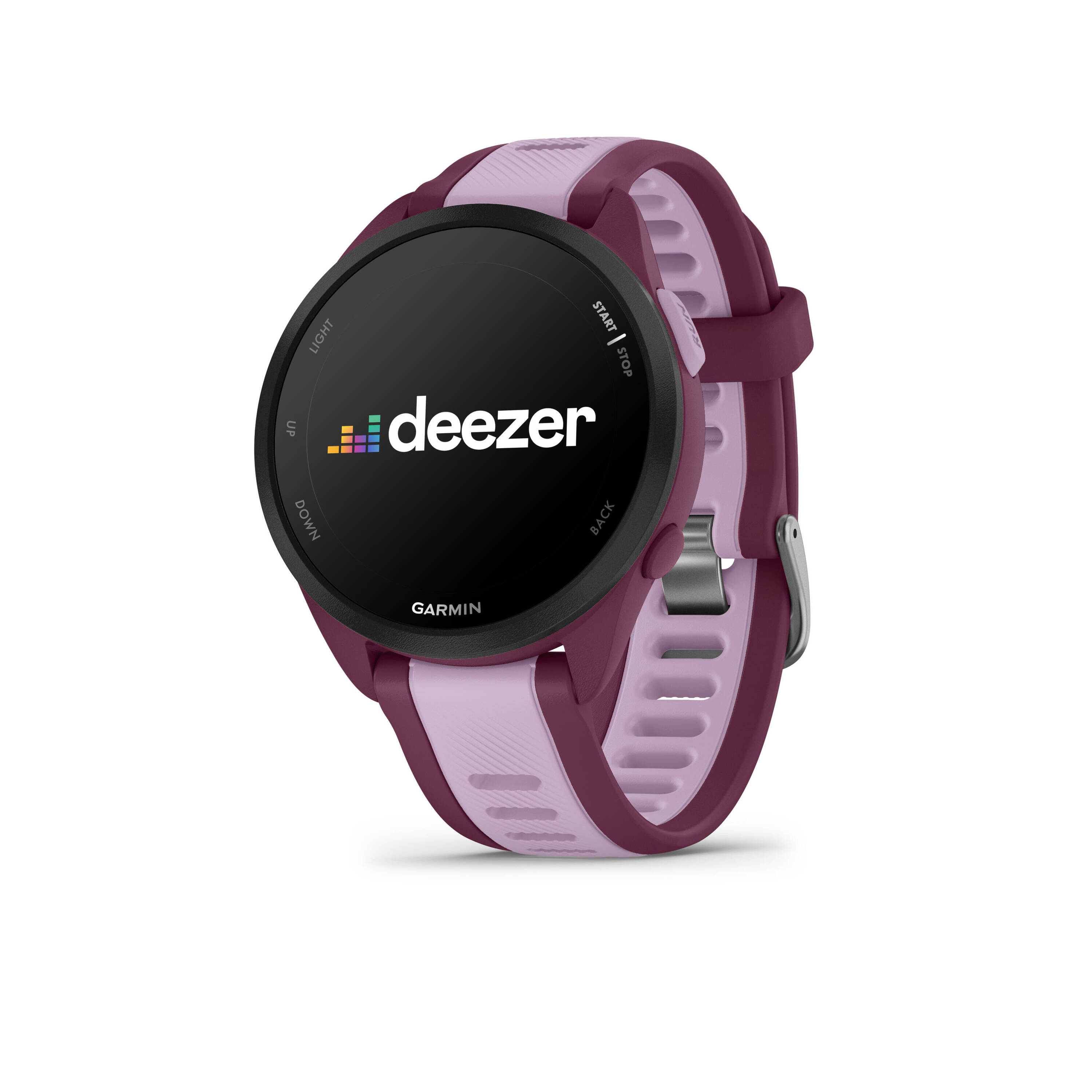 Forerunner 165 Music, Running Smartwatch, Colorful AMOLED Display,   Berry -  3