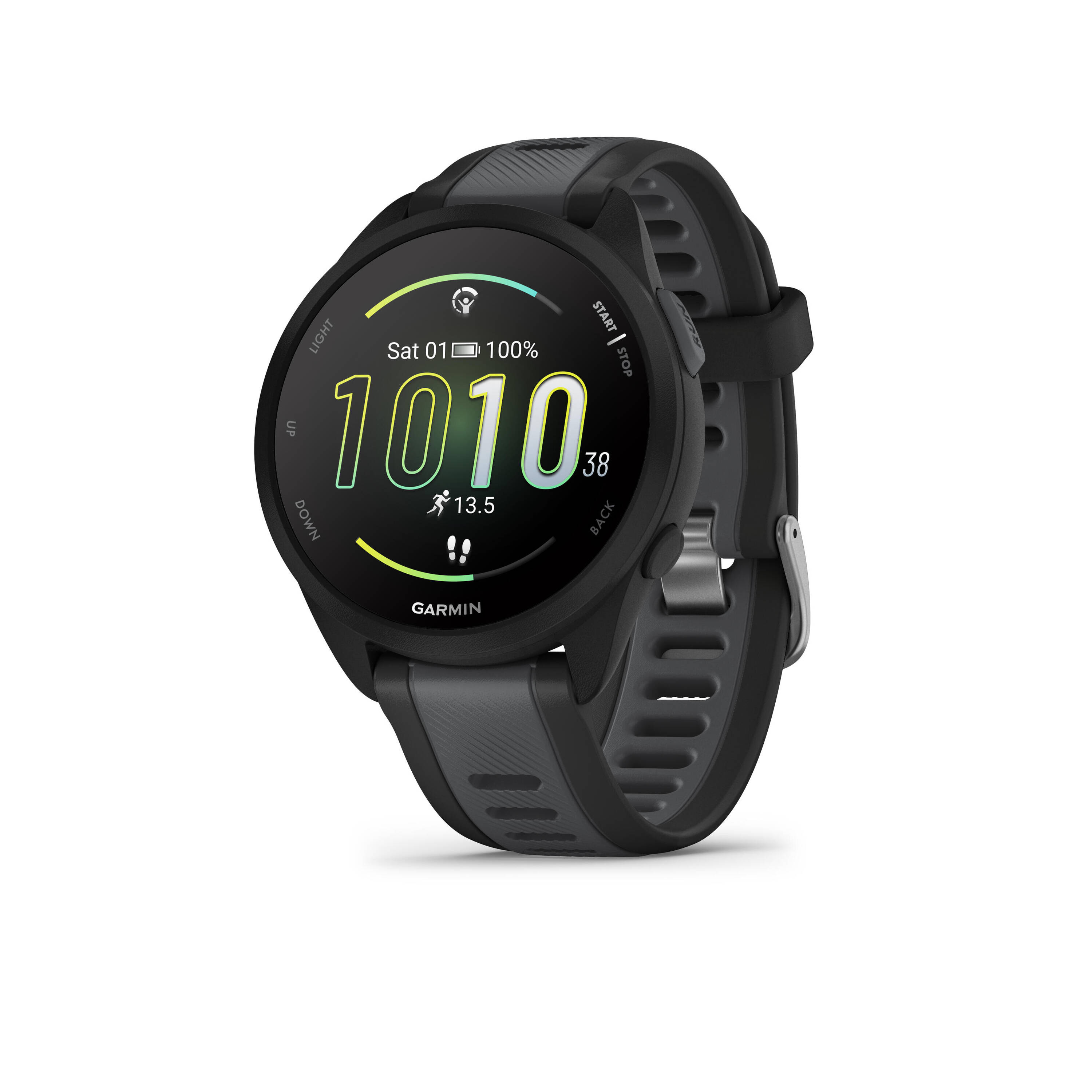 Forerunner 165, Running Smartwatch, Colorful AMOLED Display,Black -  1
