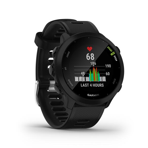 Garmin Forerunner 55, GPS Running Watch with Daily Suggested Workouts,Black
