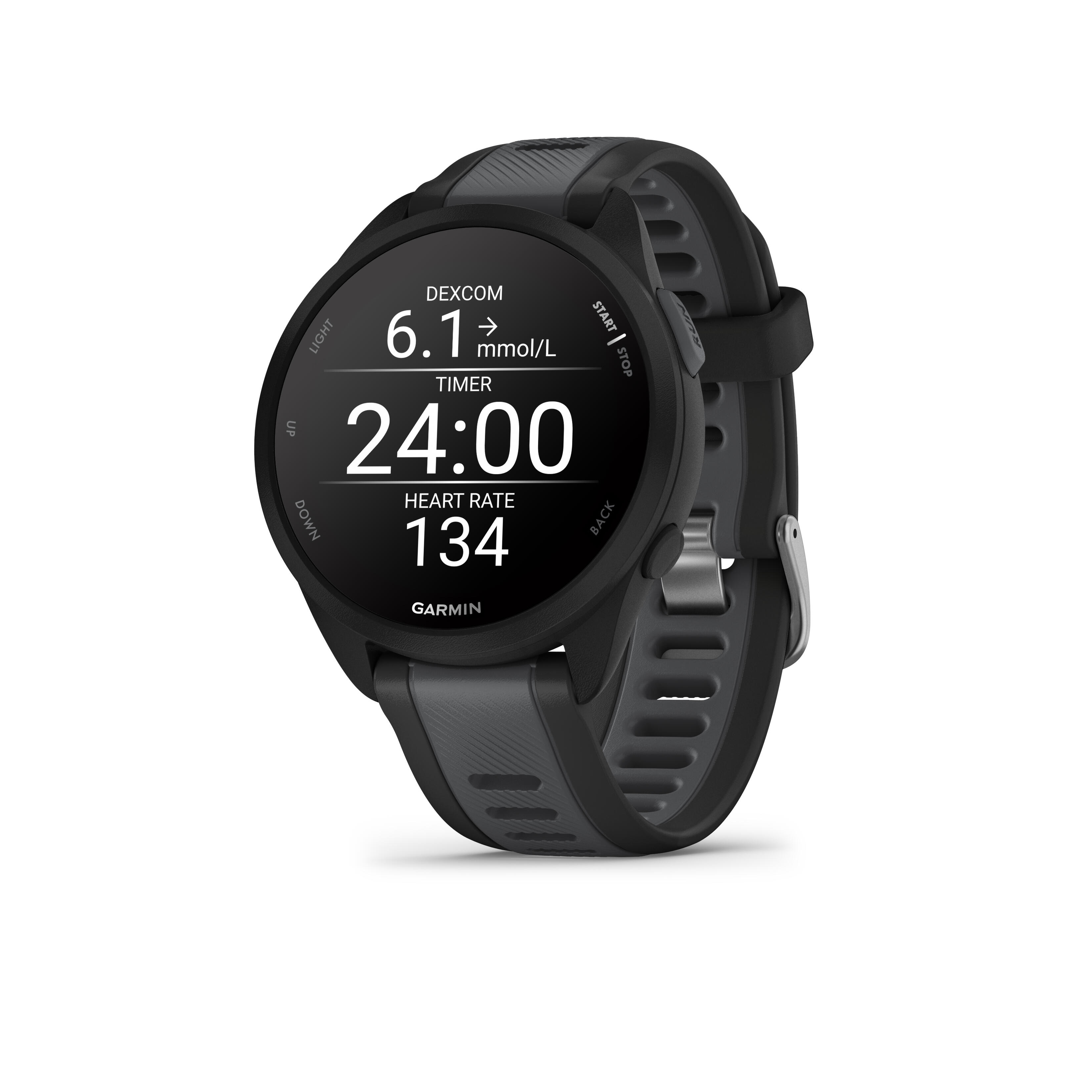 Forerunner 165 Music, Running Smartwatch, Colorful AMOLED Display,Black
