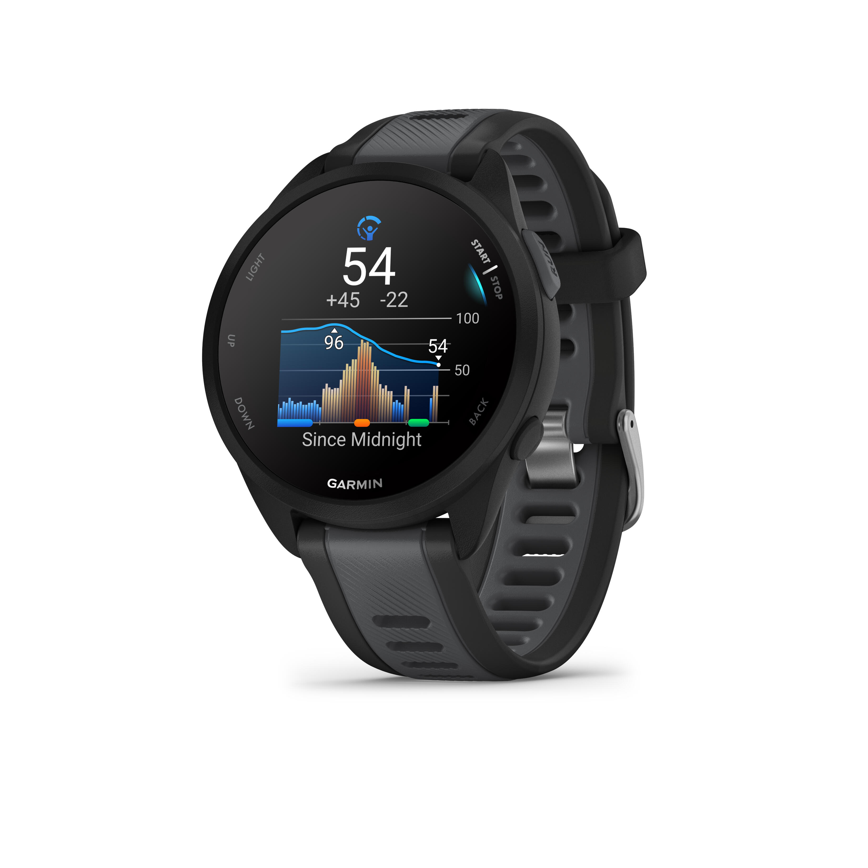 Forerunner 165, Running Smartwatch, Colorful AMOLED Display,Black