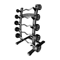 Set Barres Préchargées Courbes avec Rack 10 à 30kg Fitness Tech