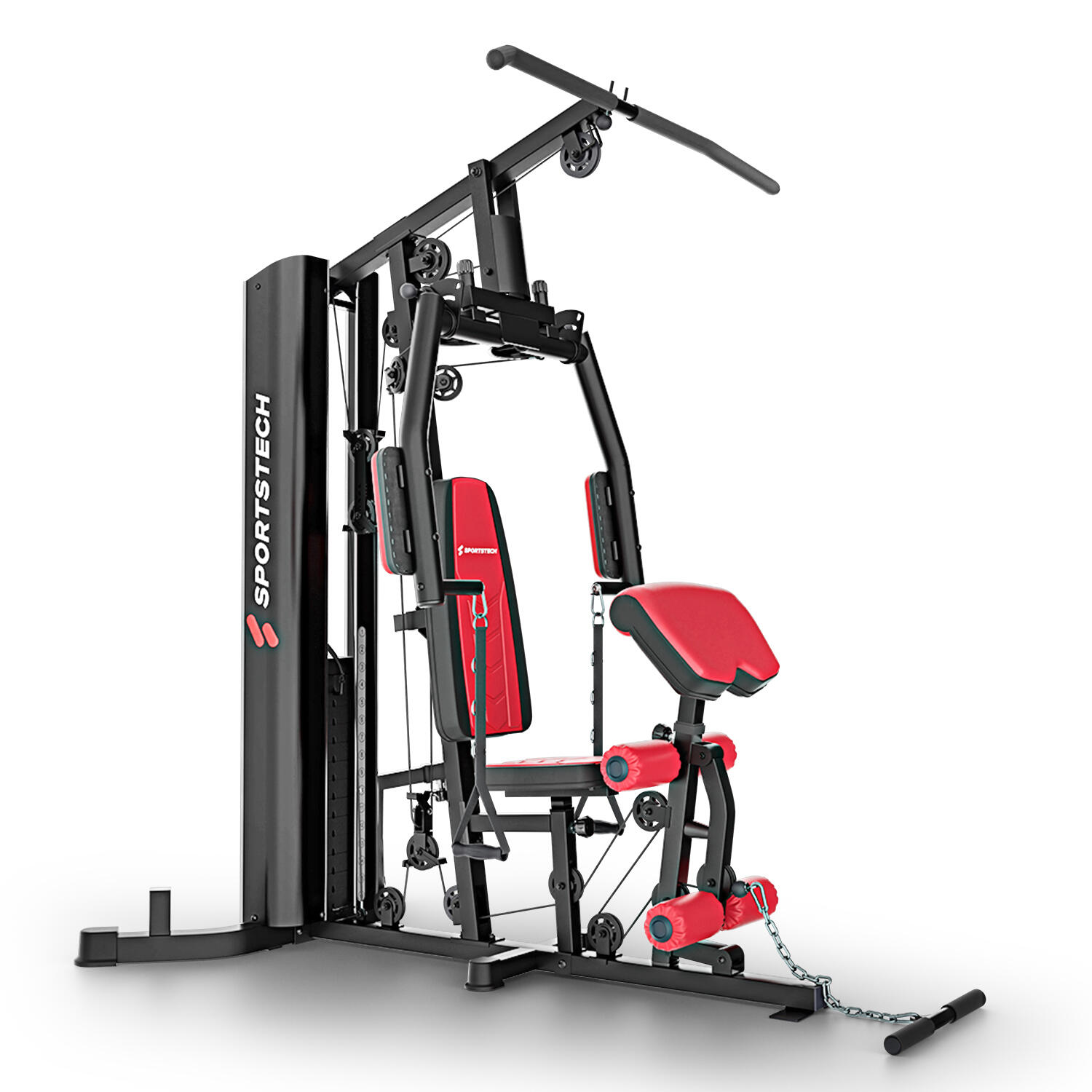 Sportstech HGX150 - Station de musculation compacte avec 70 kg de poids & 40+ ex 2/5
