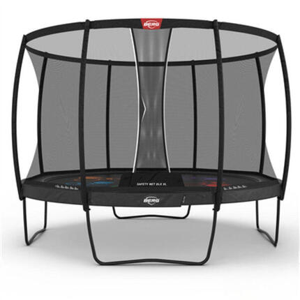Trampoline Elite Regular 430 + Filet Séc. DLX XL Gris Levels