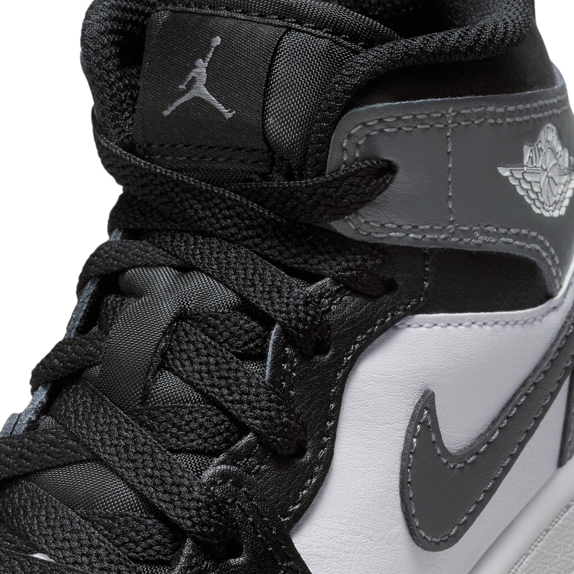 Nike - Jordan 1 mid bco/noir/gris DQ8424-001 5/5