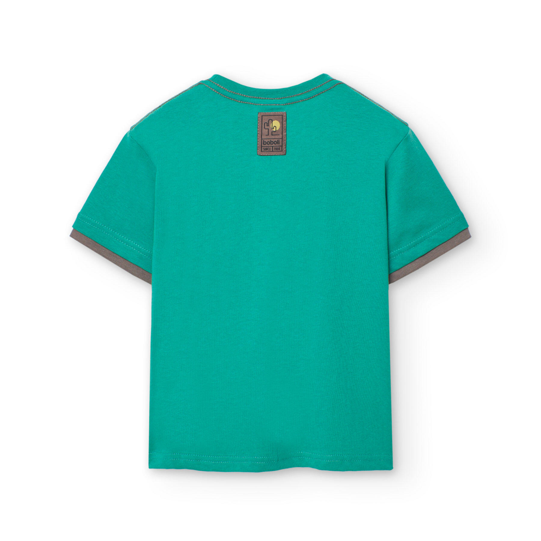 Camiseta Gimnasia Niño Boboli Verde 2/4