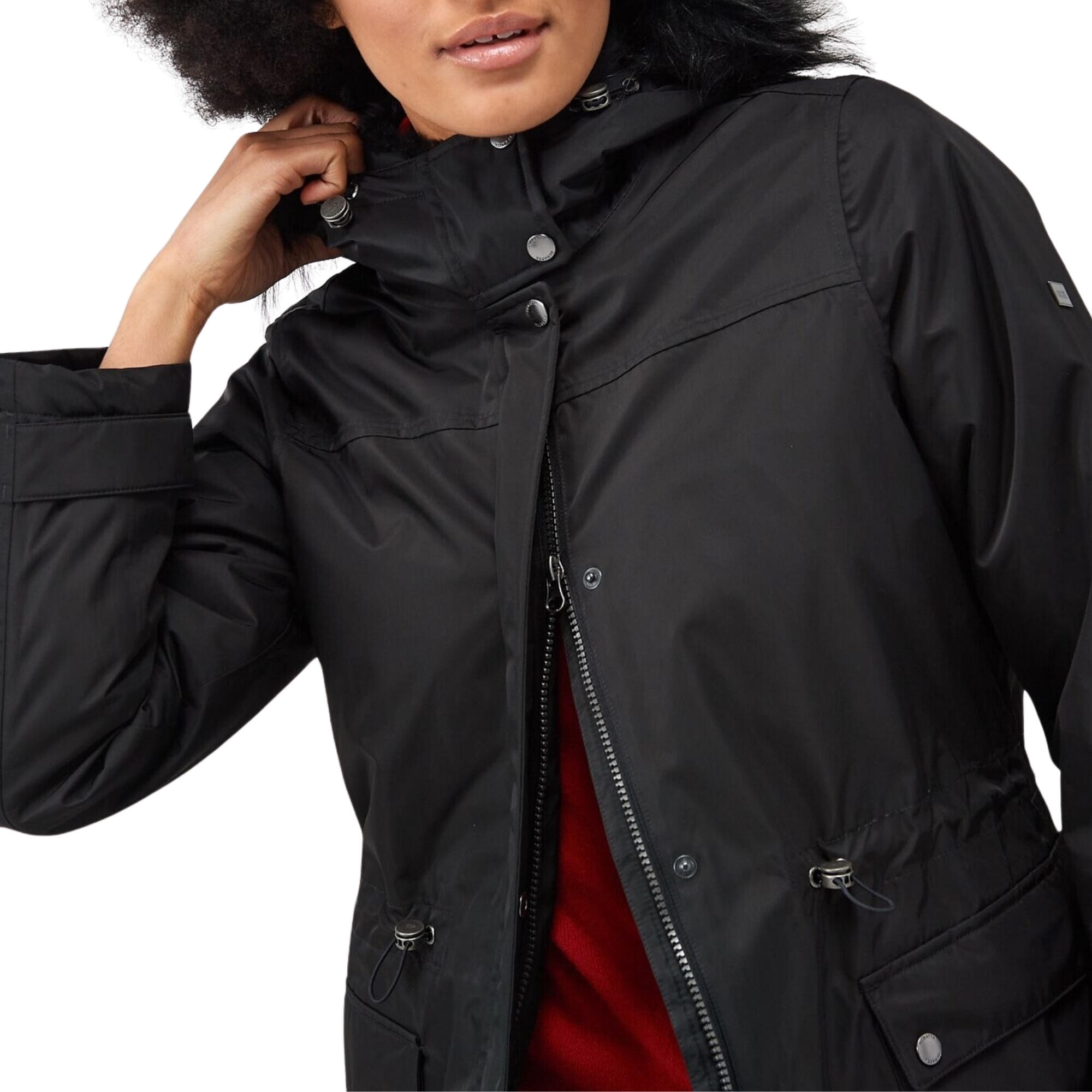 Jas Lellani Waterproof Zwart - RWP374-800 3/5
