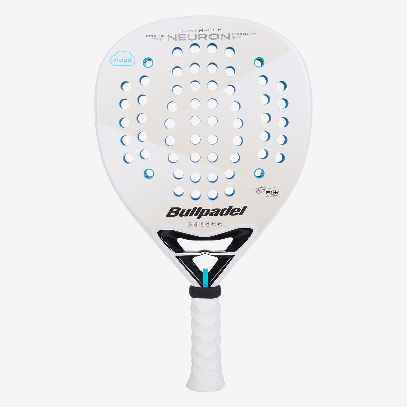Bullpadel - Bullpadel Neuron Cloud 2025 - Raquette De Padel - Blanc - No Size - Decathlon