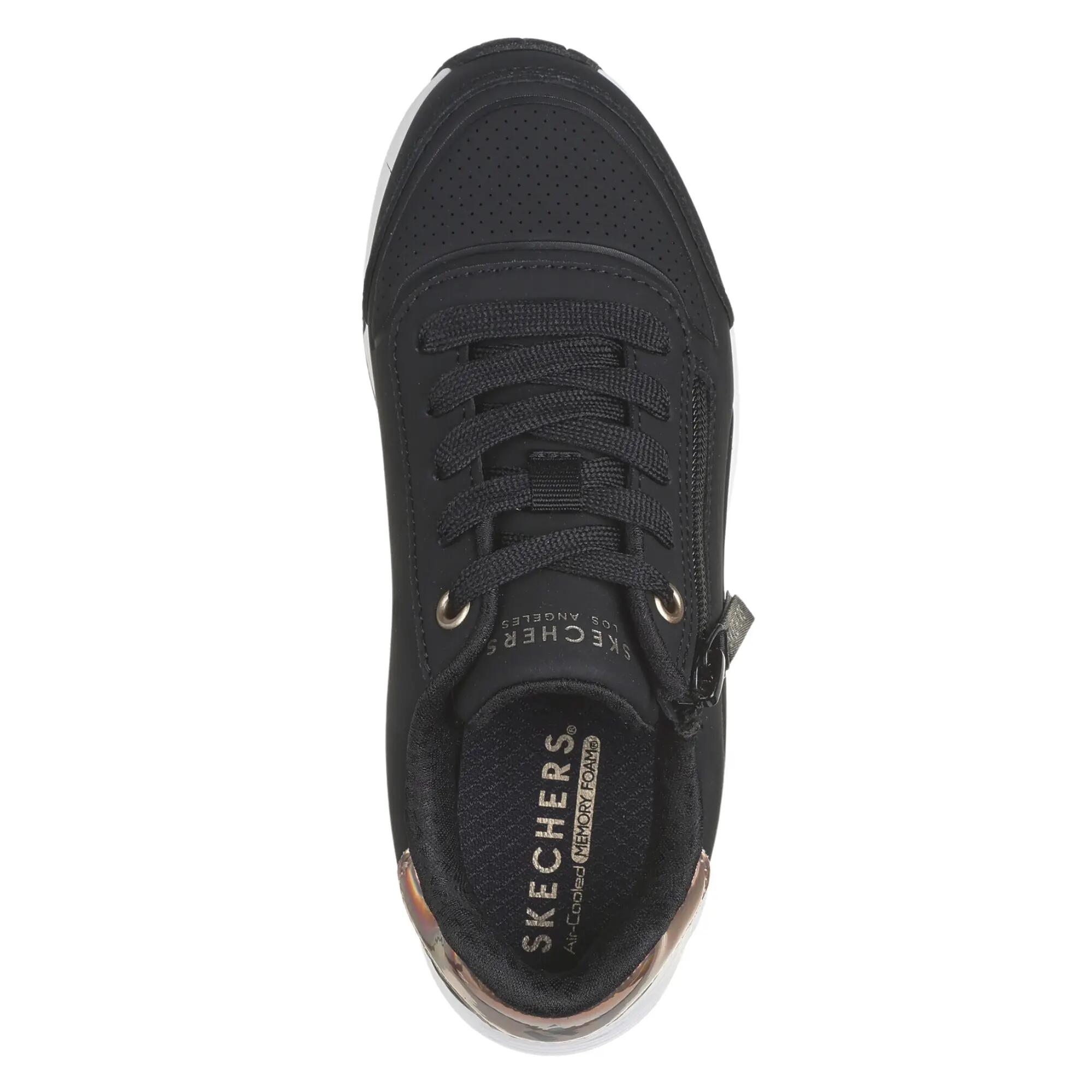 Scarpe Skechers Uno Gen1 - Zip And Stride Nero 3/5