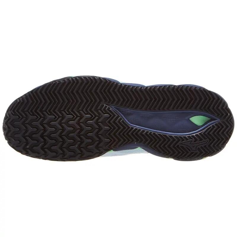 Zapatillas Mizuno Wave Enforce Tour 2 Clay Blanco Verde Azul 4/5