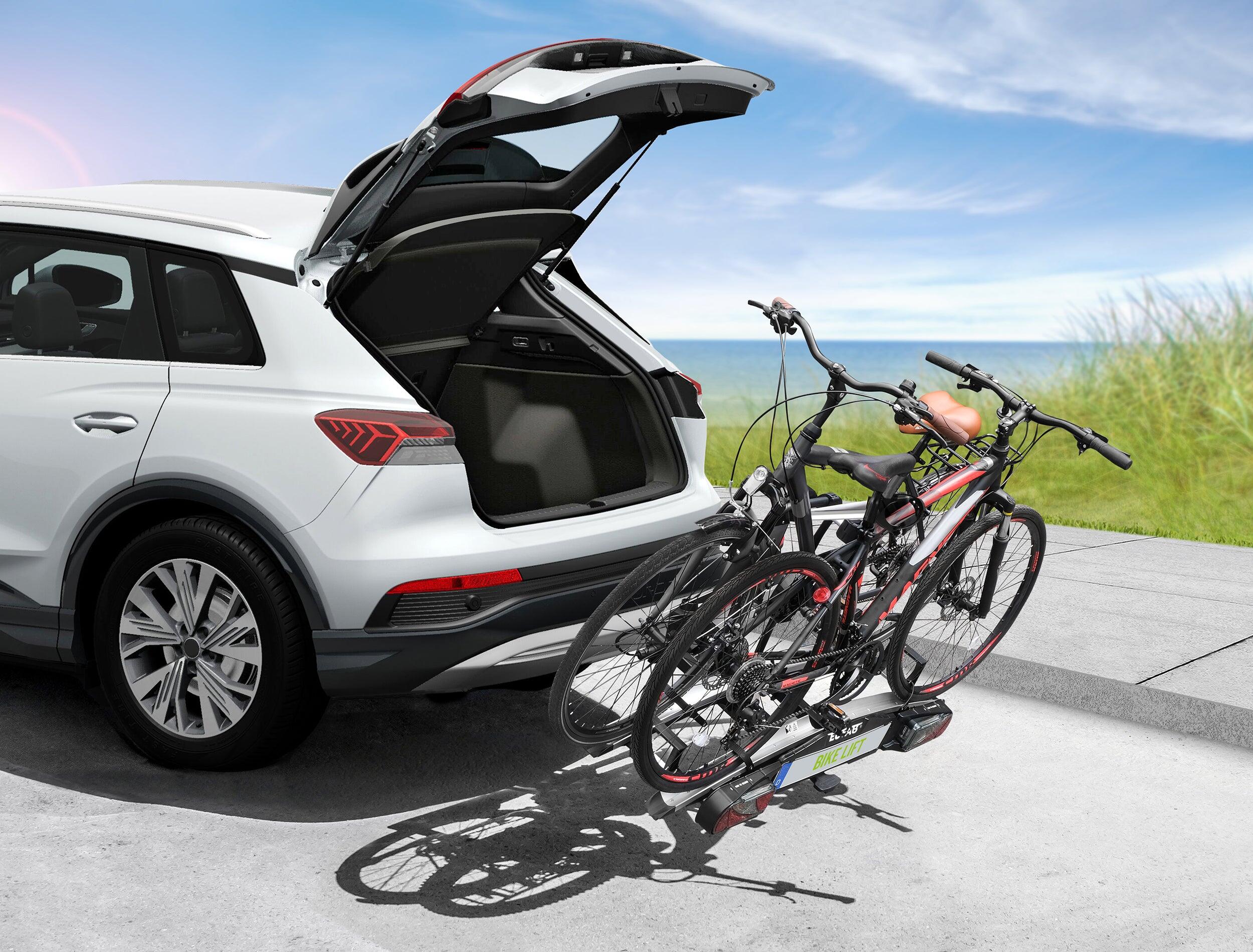 PORTE-VÉLOS 2 VÉLOS AVEC SYSTÈME DE LEVAGE ÉLECTRIQUE BIKE LIFT V2 - EUFAB 6/8