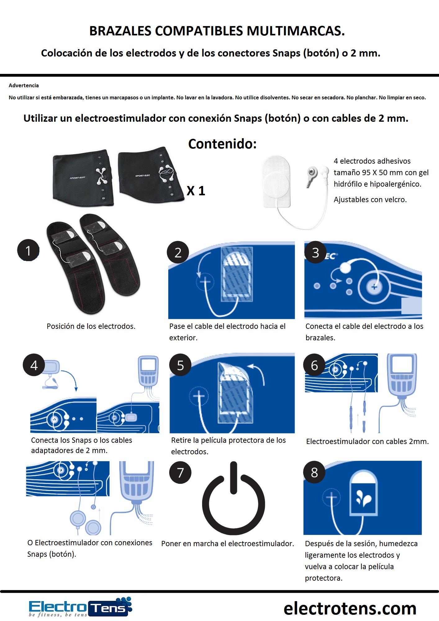 Electrostimulateur Sport-Elec Multisport Pro Brassards 6/6