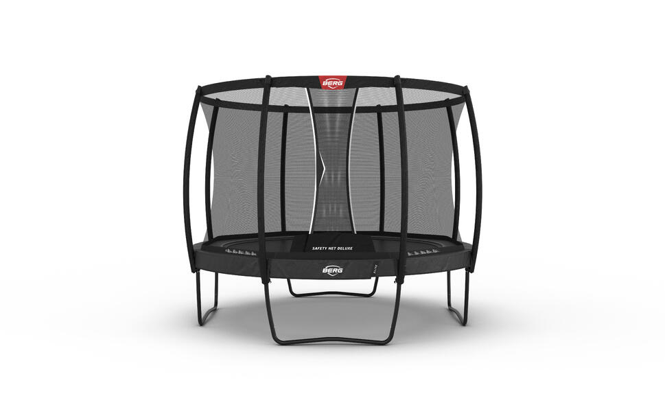 Trampolina okrągła z siatką bezpieczeństwa deluxe BERG Elite