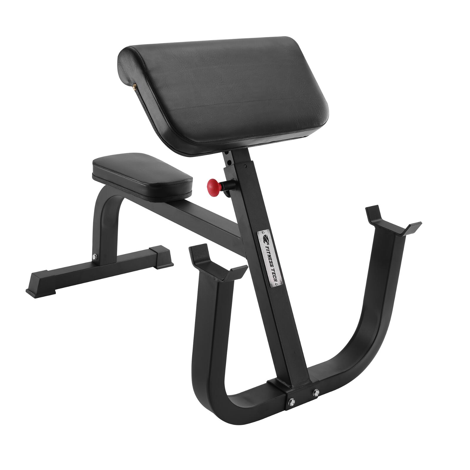 Banco de bíceps predicador fitness tech