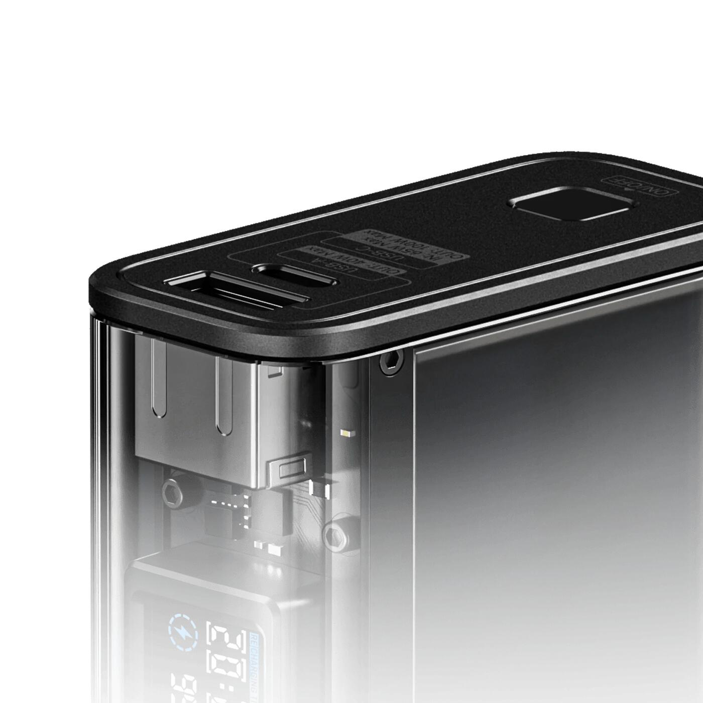Shargeek 140 – Power bank portatile 20.000mAh, USB-C e USB-A, compatta 2/7
