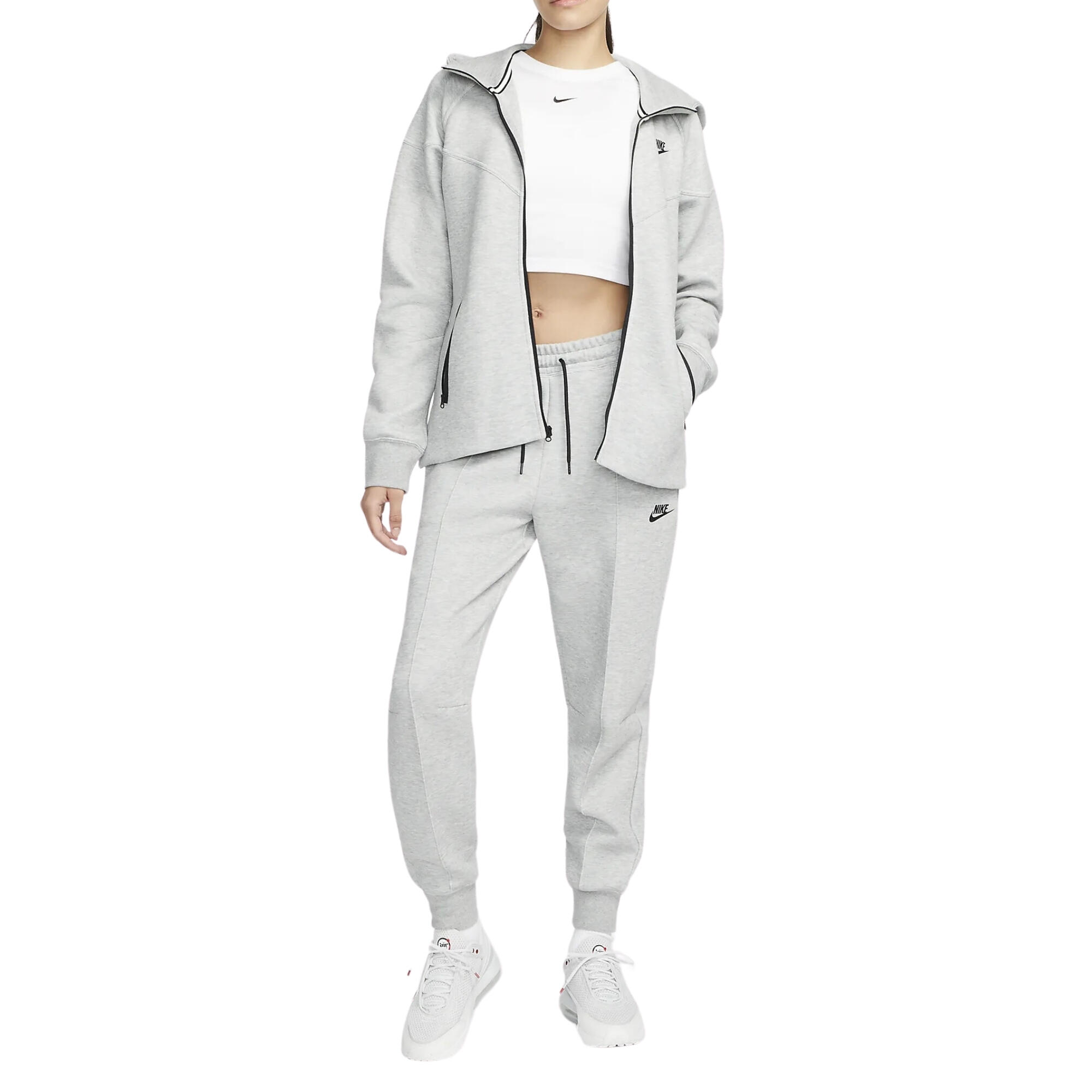 Veste Donna Nike Windrunner grigio 4/4