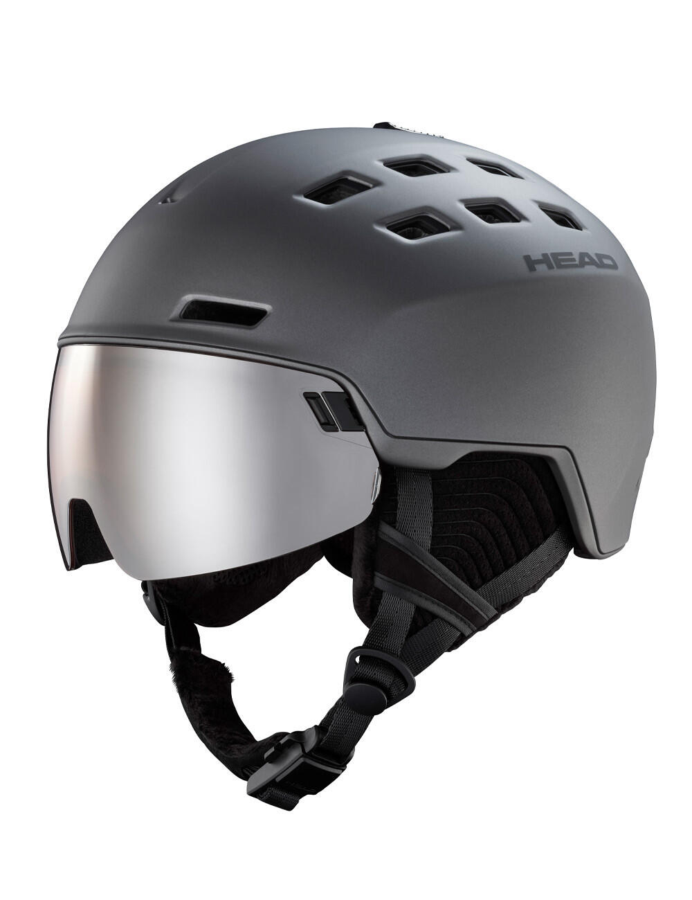 Kask narciarski męski z szybą HEAD RADAR anthracite 1/1