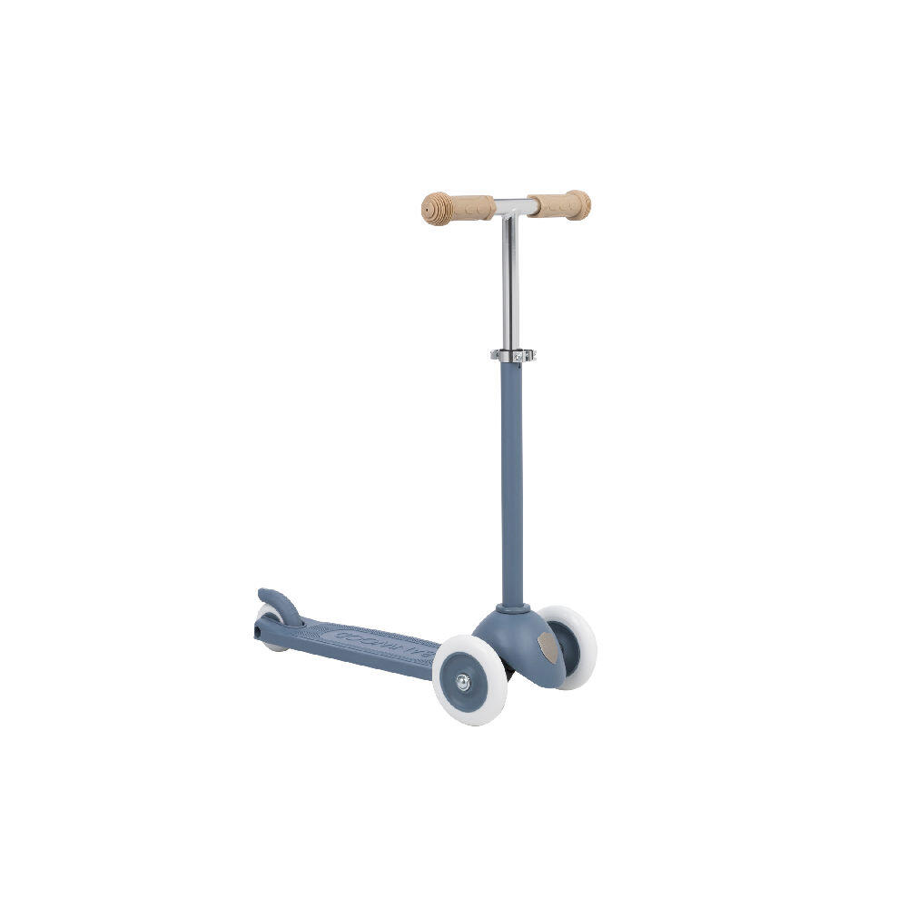 BANWOOD Monopattino ecologico, Blu profondo, fibra d'acciaio, per bambini da 3 a 7 anni