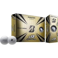 BALLE DE GOLF E12 CONTACT X12 BLANC