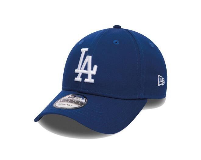 NEW ERA New Era The League Essential MLB Cap Los A Kleur Royal/Wit