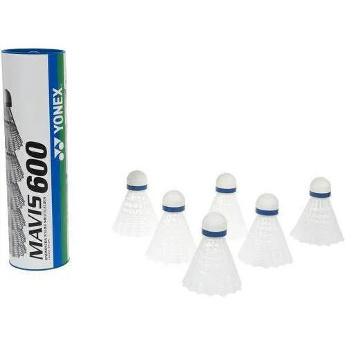 Tube de 6 volants de Badminton Yonex Mavis 600 5/5