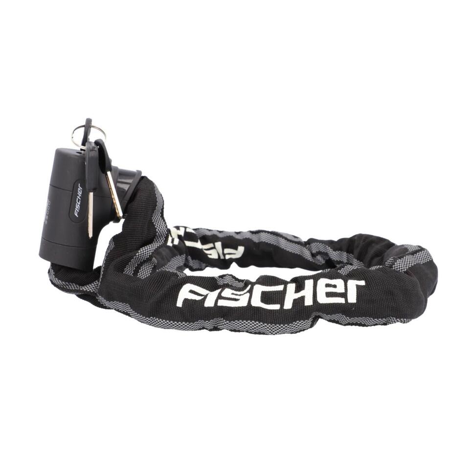 Zapięcie rowerowe łańcuch Fischer 110 cm 8,3 mm, z odblaskiem
