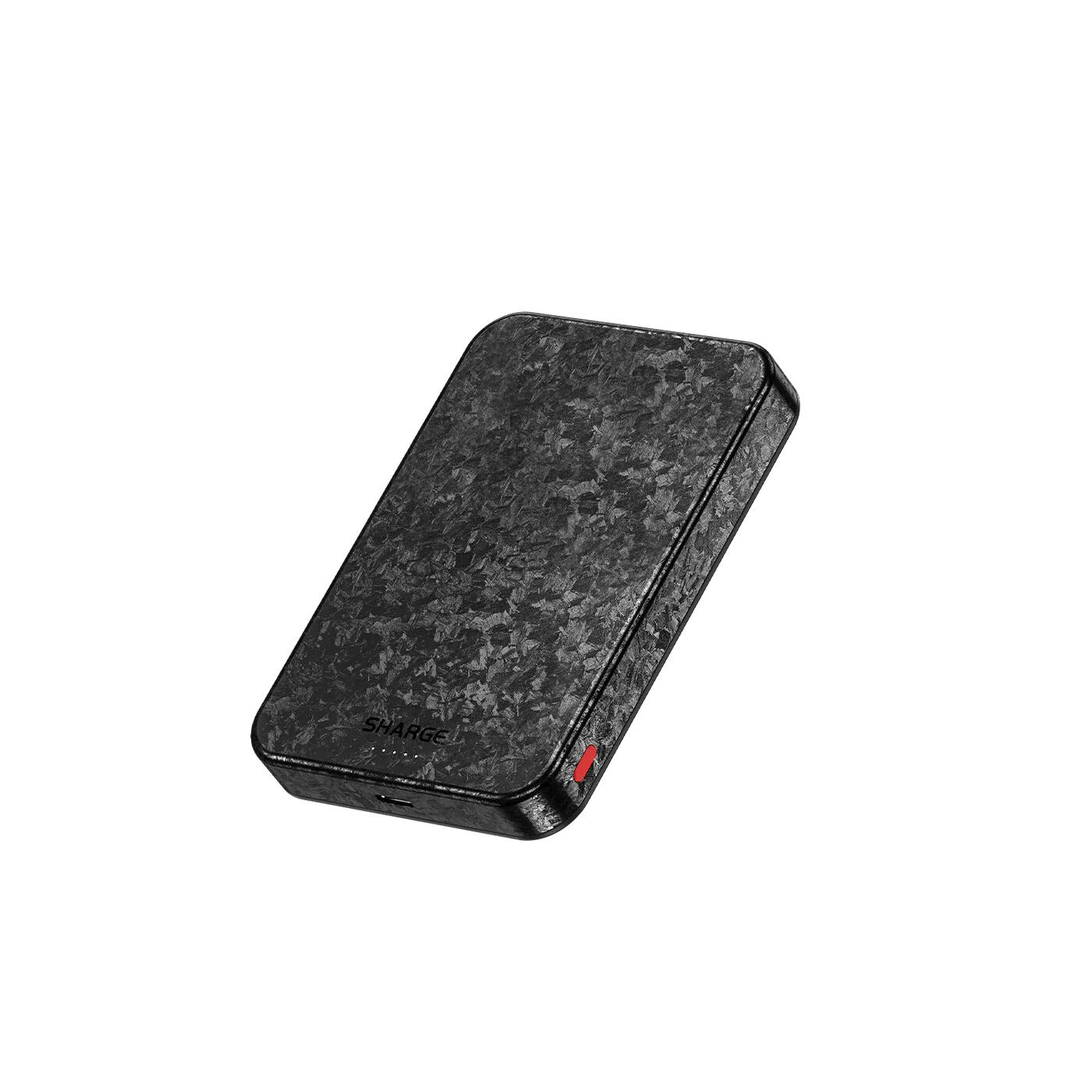 Batterie externe CarbonMag 10K 10 000mAh MagSafe Qi2 15W USB-C 20W 2/7