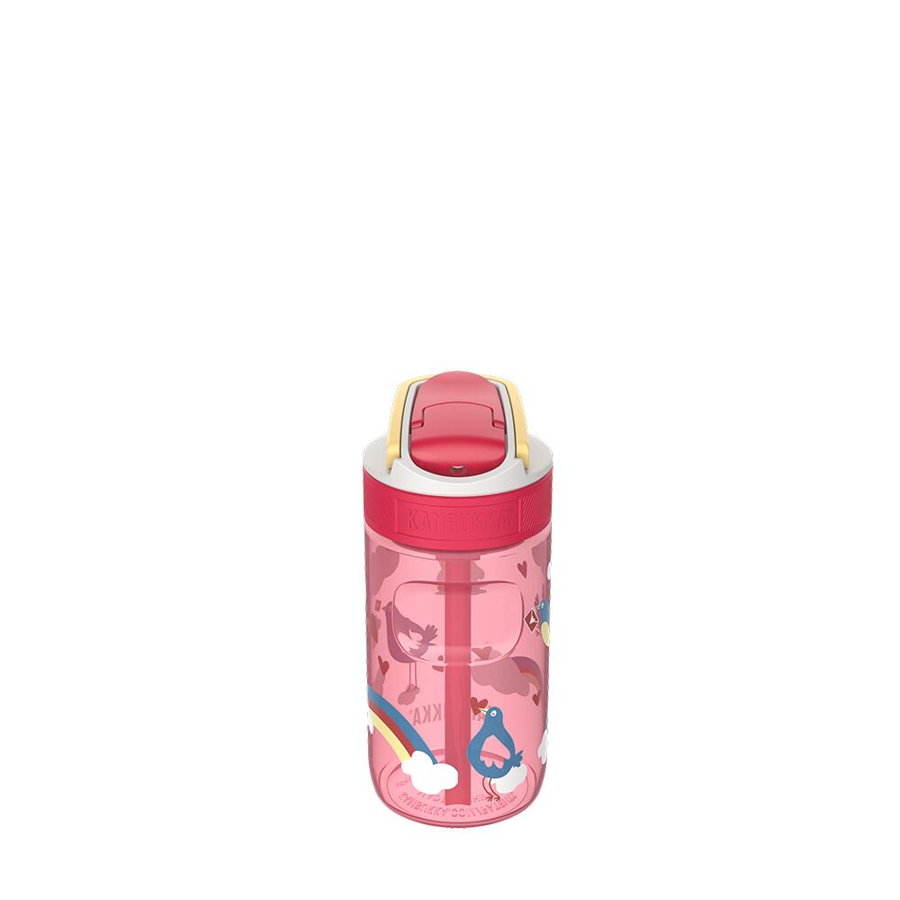 Trinkflasche Kambukka Lagoon 400 ml, Love Birds, Trinkhalm, auslaufsicher 4/7
