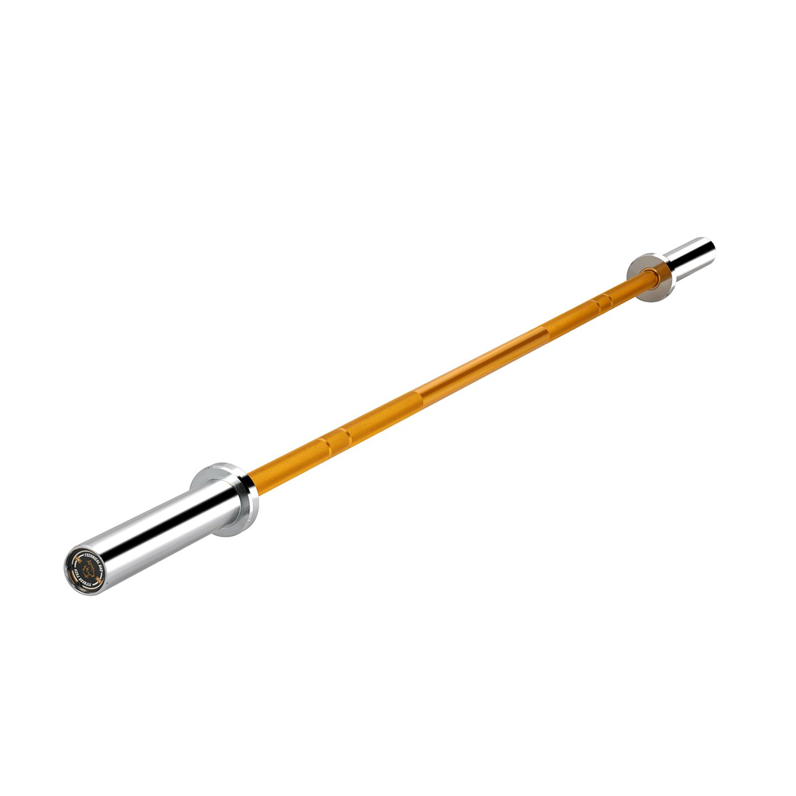 Barra técnica Gold 28 mm, 1.8m*50mm, 2 rolamentos, 45kg Fitness Tech 6/7