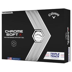 Balles blanches Callaway Chrome Soft X Triple Track