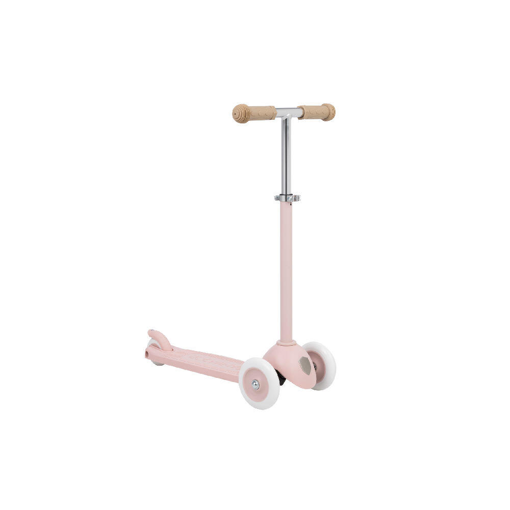 BANWOOD Monopattino ecologico, Rosa chiaro, fibra d'acciaio, per bambini da 3 a 7 anni