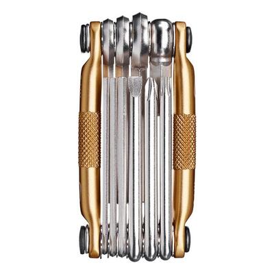 Multitool 10 goud/zwart
