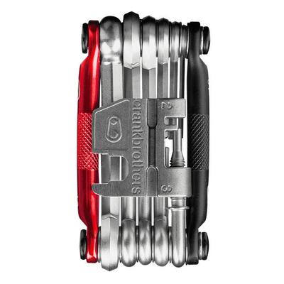 Zwart/rode multitool 17