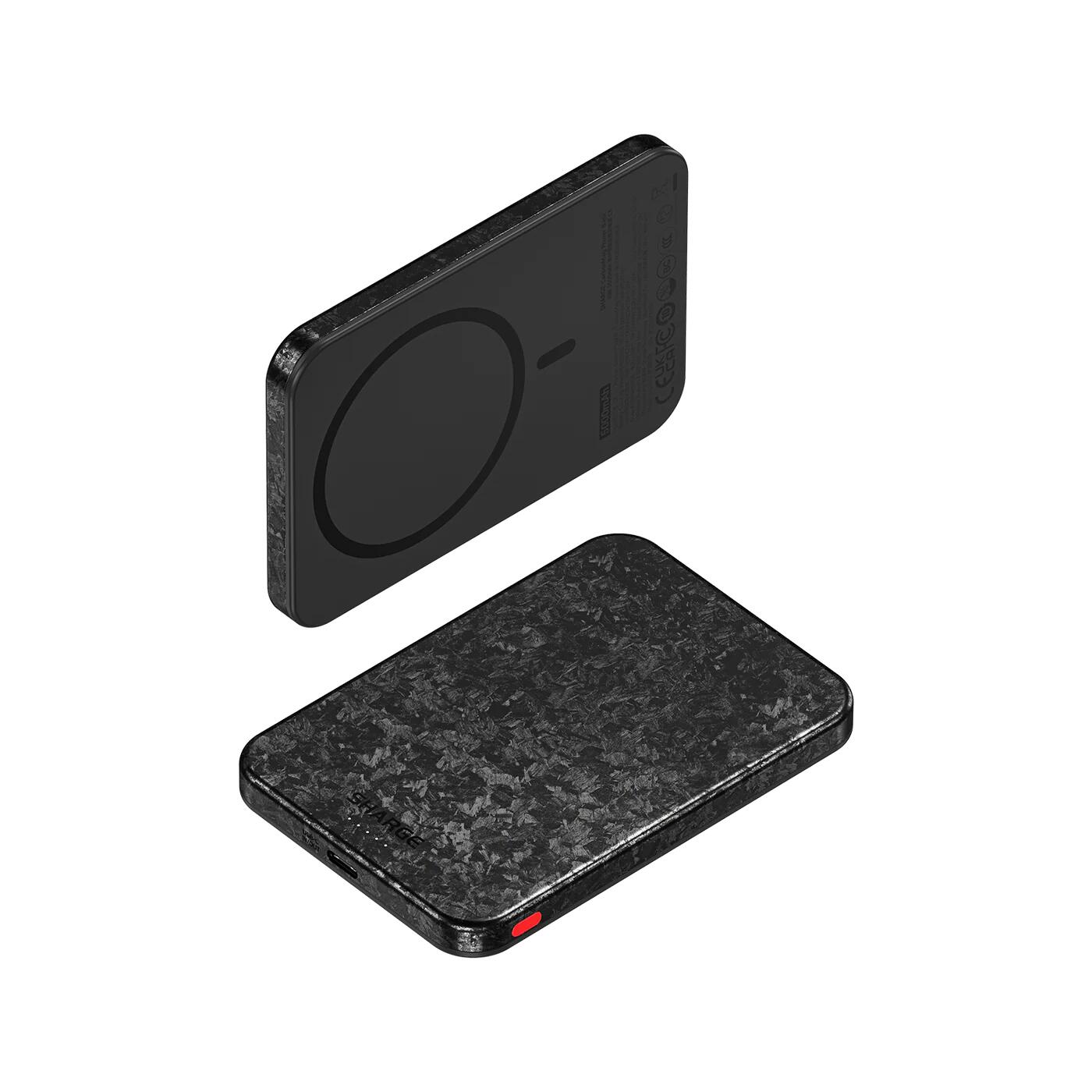 CarbonMag 5K – Power bank 5.000mAh, MagSafe, wireless e USB-C 3/7