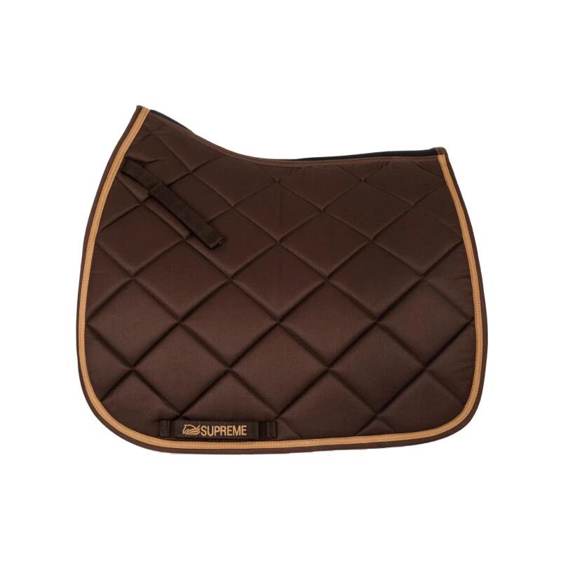 Tapis de selle de dressage avec passepoil contrasté