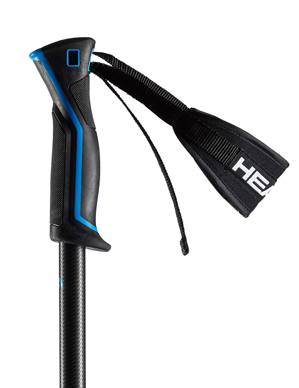 Lyžařské hůlky HEAD FRONTSIDE antracitově modré 3/3