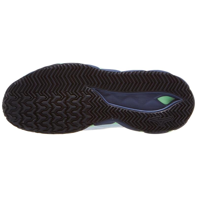 Zapatillas Mizuno Wave Enforce Tour 2 Clay Blanco Verde Azul 4/5