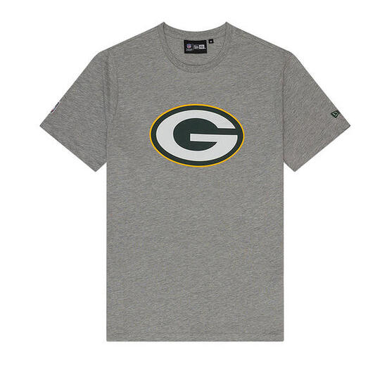 T-Shirt NFL Greenbay Packers New Era Logo Gris