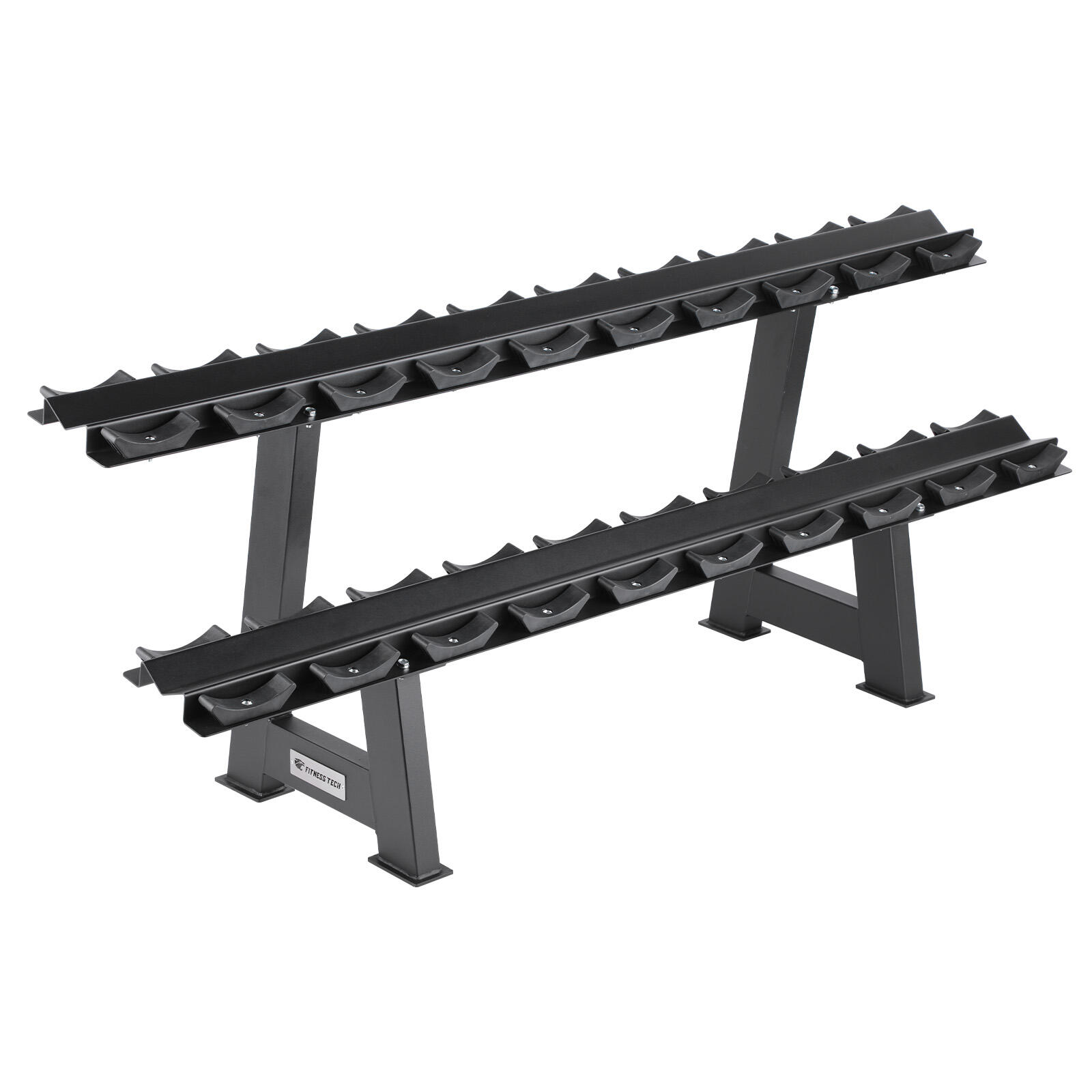 Suporte profissional para halteres 10 pares em 2 alturas