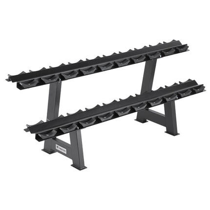 Support Haltères Pro 10 Paires 2 Niveaux Fitness Tech