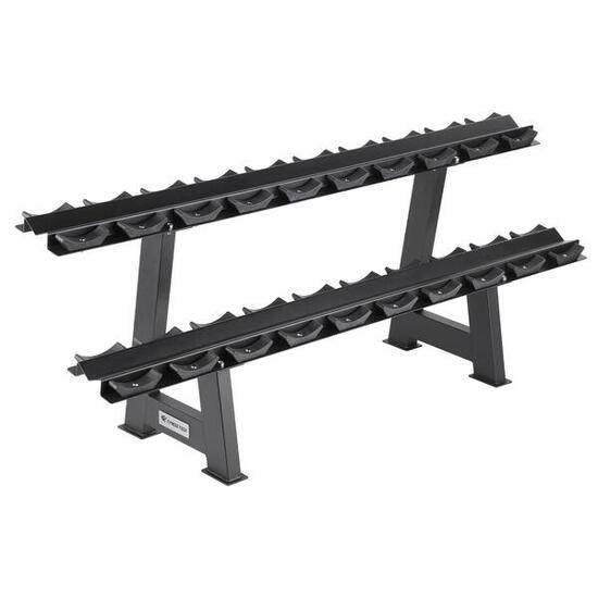Support Haltères Pro 10 Paires 2 Niveaux Fitness Tech