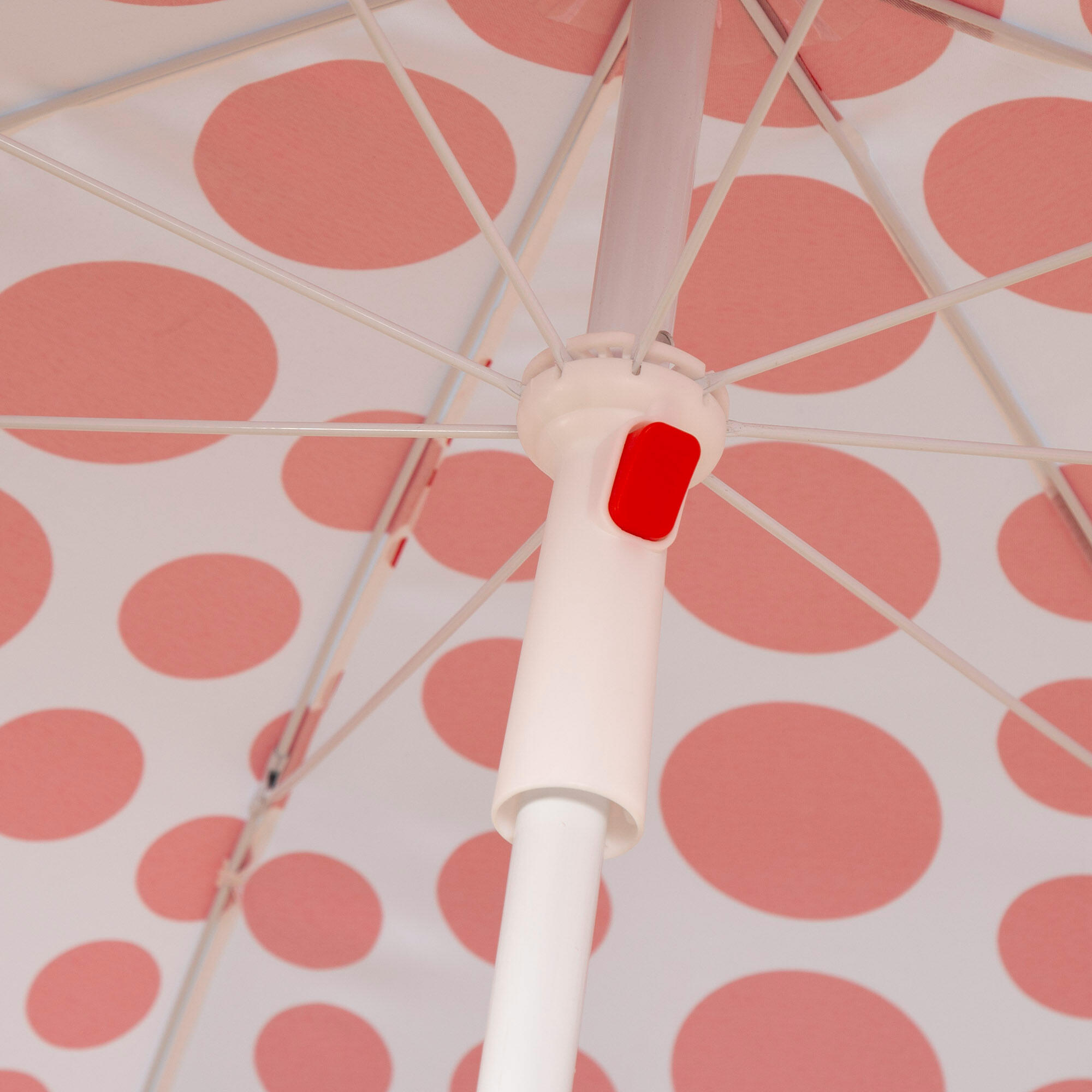 Aktive Sombrilla de playa 8 varillas 200 cm inclinable estampado lunares rojos 7/7