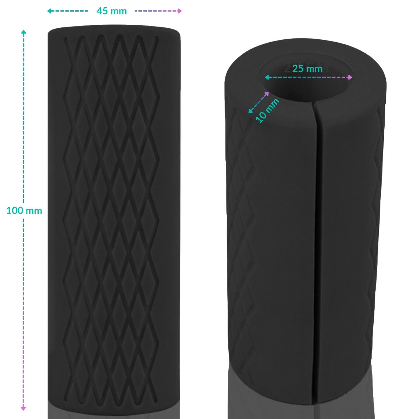Fat Grip impugnature per bilanciere e sbarra 2 pz REVITY 5/7