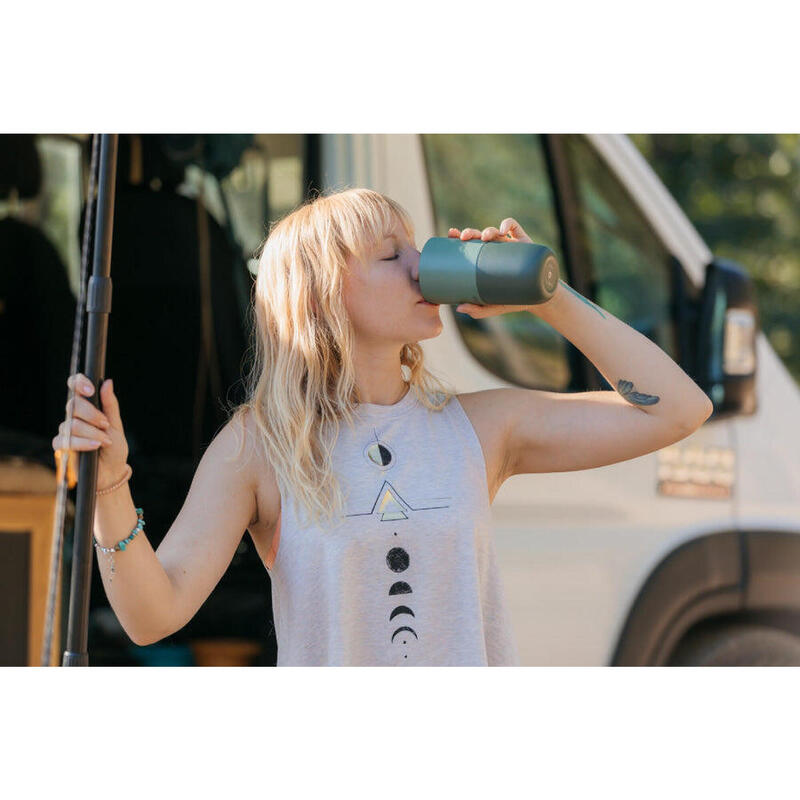 Klean Kanteen Gobelet Rise 16oz/473ml - Couvercle rabattable - Stellar
