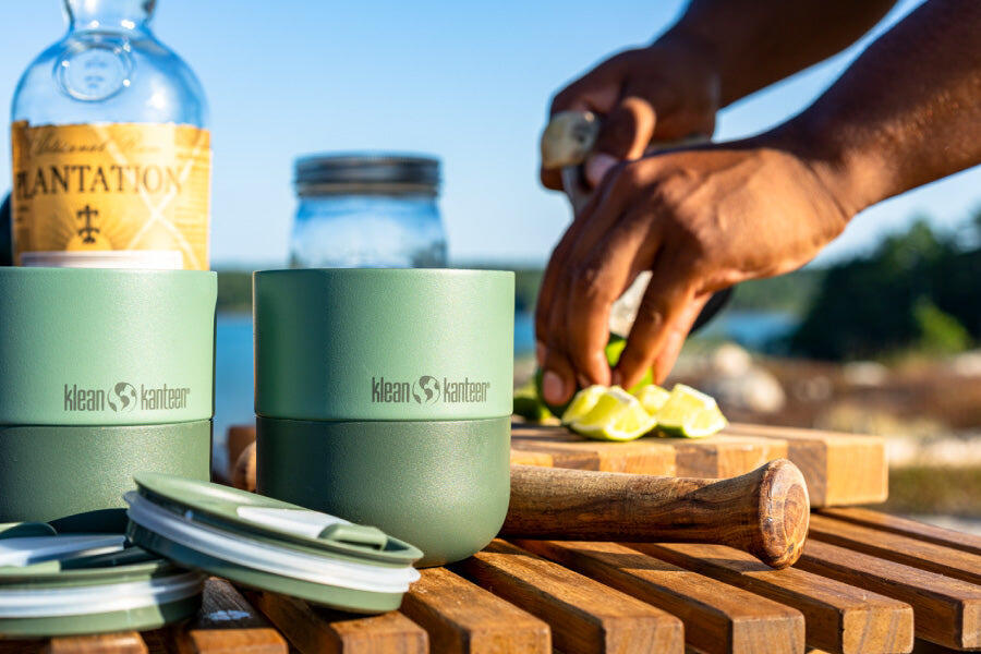 Klean Kanteen Rise 280ml Lowball Tumbler w/Flip Lid Tofu 2/6