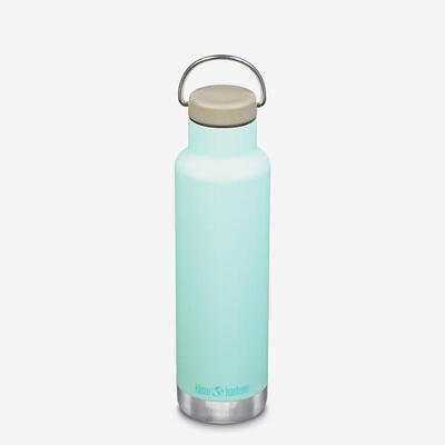 Klean kanteen insulated classic 20oz/592ml - loop cap - blue tint