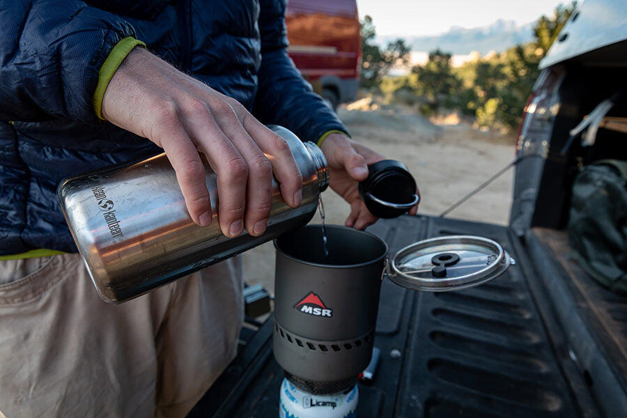 Gourde z zakrętką Klean Kanteen Classic Wide Loop 64oz 5/5
