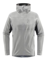 Polaire HAGLÖFS Mid Comp Hood Homme gris taille 40 (M)