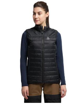 Gerande bodywarmer van haglöfs spire mimic