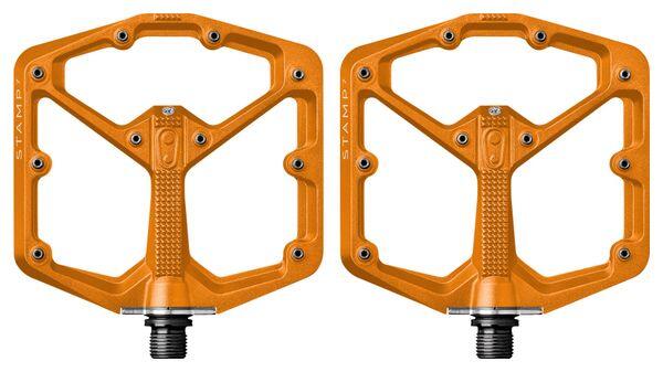 CRANKBROTHERS Crankbrothers Stamp 7 Large Flat Pedals Orange